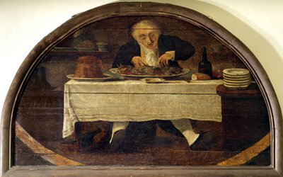 "أو جورماند" ، علامة متجر لبيع الأطعمة المعلبة ، جاليري دو باليه رويال بواسطة فيليبيرت لويس ديبوكورت